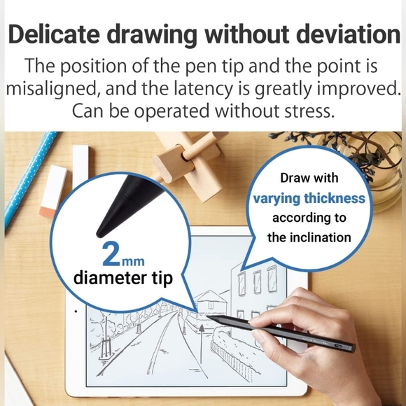 Elecom Active Smart Pen Stylus for iPad - Picture 5 of 9